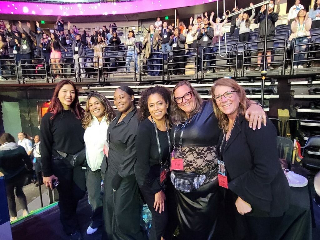 G&A team managing conference operations onsite